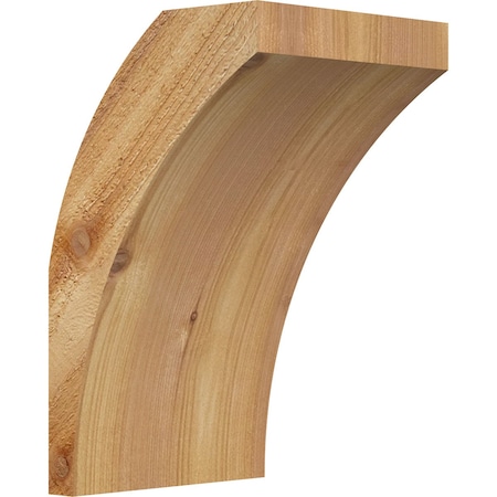 Ekena Millwork 6"W x 6"D x 10"H Thorton Rough Sawn Knee Brace, Western Red Cedar BRC06X06X10THR00RWR